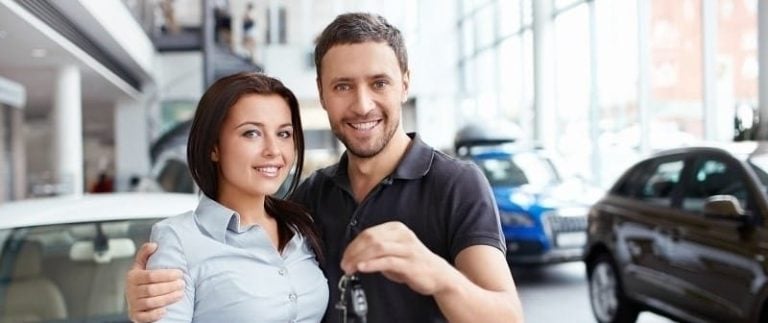 Car Dealership Cleaning Services In Kelowna - couple with car keys