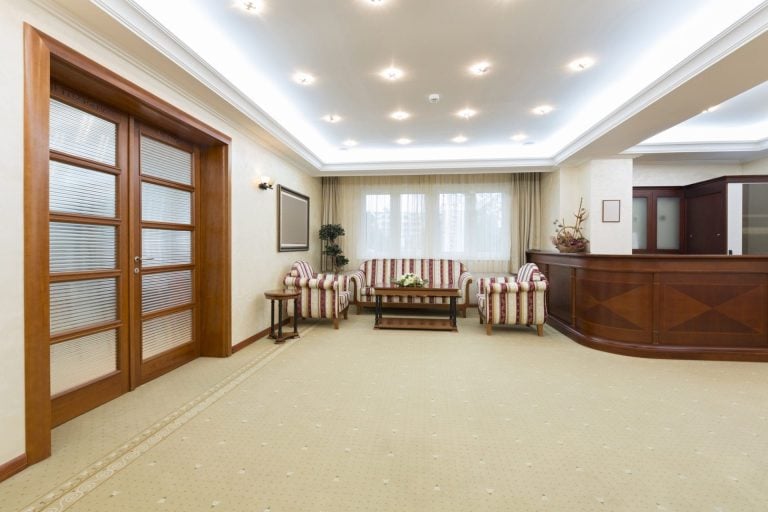 Spotless Reception Area Office Cleaning