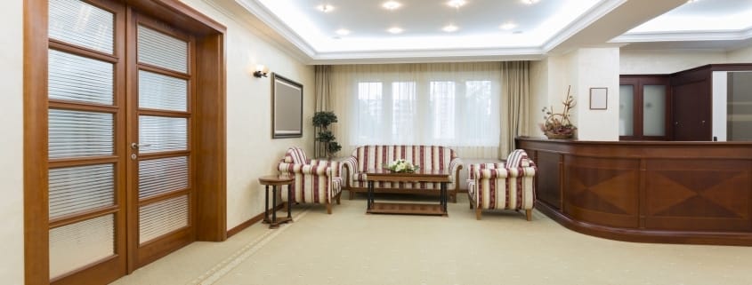 Spotless Reception Area Office Cleaning